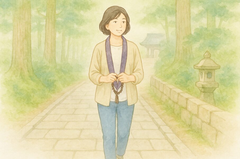 6お遍路の服装で高野山を参拝するマナー