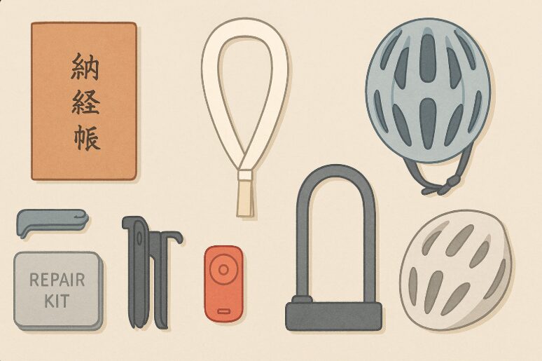 サイクリストとしての装備（安全・走行用品）