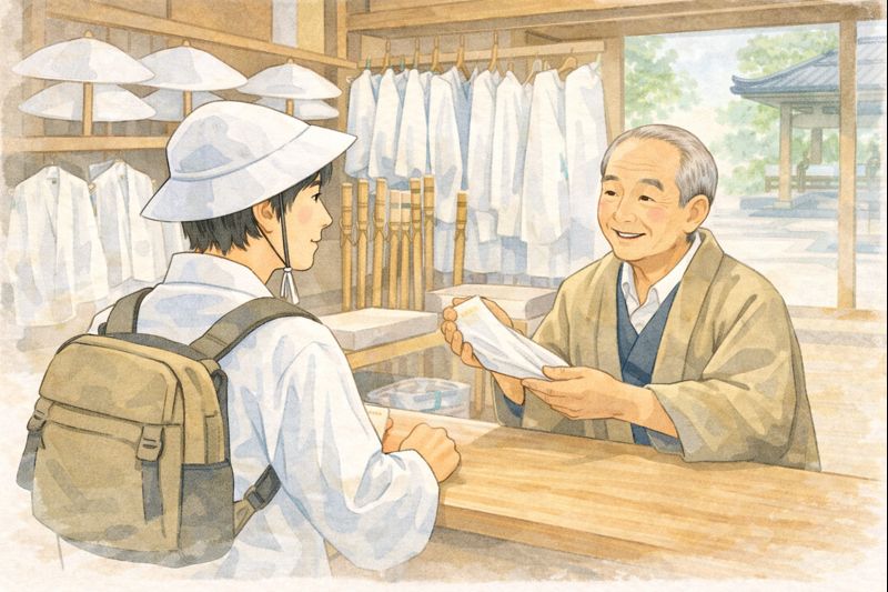 最初の出発地点で巡礼用品を揃えるメリット