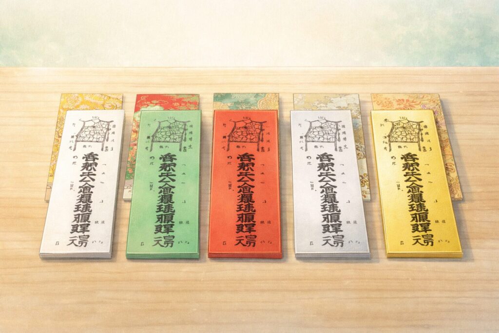 そもそも納め札とは？巡拝回数で変わる色の意味